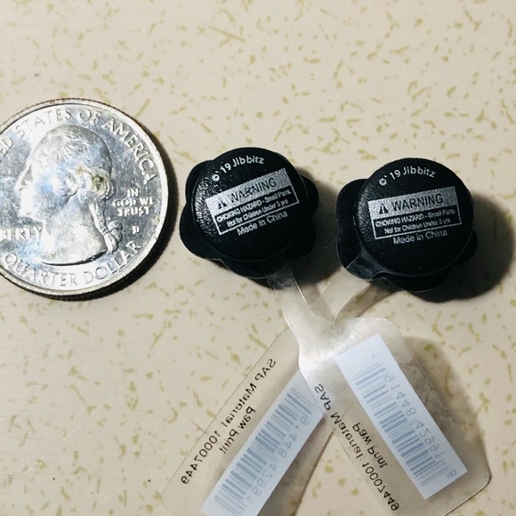 COPY - (2) Crocs Jibbitz | White Paw Print | Shoe Charm - Picture 2 of 2